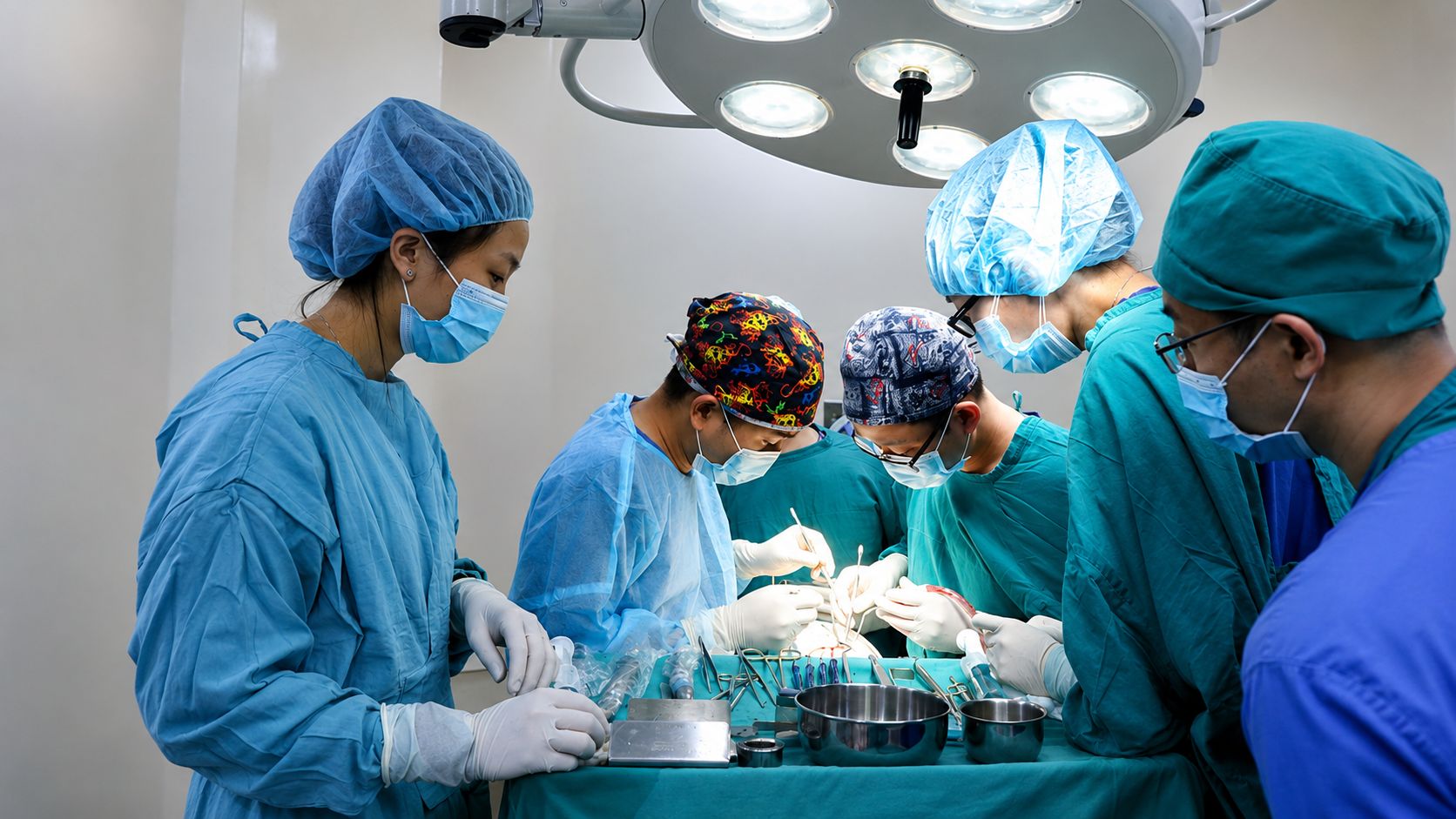 Dr. Trần Thanh Phong performing implant surgery at Kaiyen Center